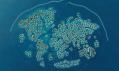 Uměle vytvořený komplex ostrovů The World