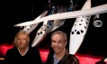 Sir Richard Branson a konstruktér Burt Rutan