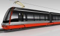 Nová tramvaj Škoda 15T ForCity v jedné z černých variant