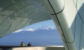 Čiské křivky novách nástupišť v Innsbrucku
