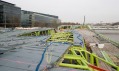 Dokončovací práce na Centru módy a designu