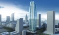 Lilium Tower dokončená v roce 2012 na vizualizaci za dne