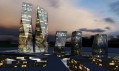 Nová podoba pražských Holešovic s mrakodrapy Tower City Holešovice