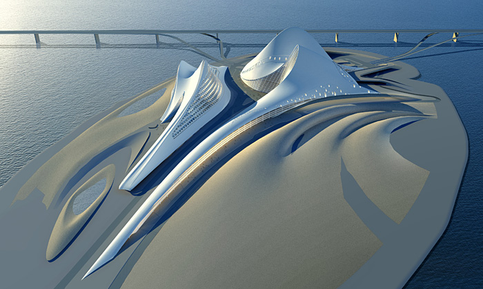 Zaha Hadid odhalila návrh dubajské ostrovní opery