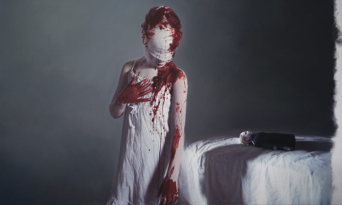 Gottfried Helnwein vystavuje své Angels Sleeping