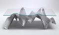 Skleněný stolek Ivo 03 od architektonického studia Asymptote