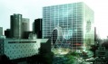 Vizualizace nového multifunkčního centra od OMA ve čtvrti Coolsingel