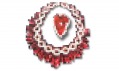 Stolen Jewels: Náhrdelník s diamanty s broží ve tvaru srdce