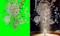 Výřez ze dvojice samolepek pro 5. Fresh Film Fest