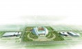 Olympijský sportovní stadion Shenyang pro 60 tisíc lidí a fotbal