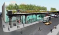 Rekonstrukce nadzemní dráhy v New Yorku na vizualizaci