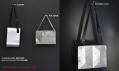 Hliníkové tašky Floppy a Polygon vlevo a Diamond vpravo