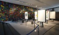 Interiér a výstavní prostory prvního Muzea grafického designu na světě
