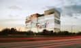 Budova úschovny umění nazvaná Trezor od studia Oppenheim Architecture + Design