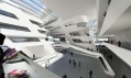 Pohled do interiéru plánované rakouské knihovny Zahy Hadid