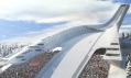 Nově přestavěný můstek v norském Holmenkollen od architektů JDS