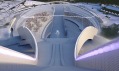 Areál s novým můstkem v norském Holmenkollen od architektů JDS