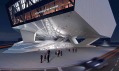 První zveřejněné vizualizace k onehdy plánované budově Porsche Museum