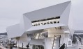 Nová budova Porsche Museum od Delugan Meissl ve městě Stuttgart