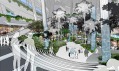 Interiér městského a kulturního centra v Singapuru od Aedas na vizualizaci