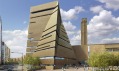 Rozšíření a přeměna londýnské galerie Tate Modern v pohledu z jihu