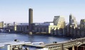 Přístavba Tate Modern v pohledu přez řeku Temži