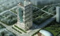 Vítězný návrh věže Shidai v čínském městě Charbin od AS.Architecture-Studio
