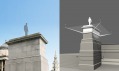 Antony Gormley a jeho podstavec na Trafalgarském náměstí v Londýně