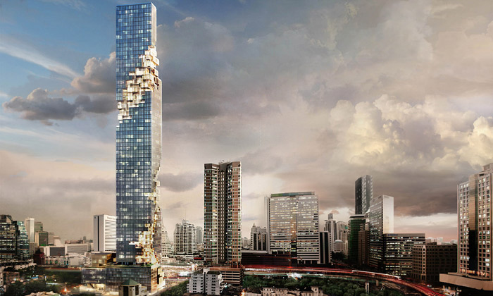 Nejvyšší budovu Bangkoku MahaNakhon postaví OMA