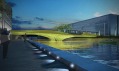 Původní vizualizace mostu Spencer Dock od Future Systems