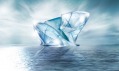 Umělý obytný ledovec Blue Crystal plánovaný v Dubaji