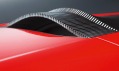 Elektricky poháněný automobil Audi E-Tron v detailu