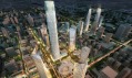 Vítězný návrh na rozšíření čtvrti Central Business District v Pekingu od SOM