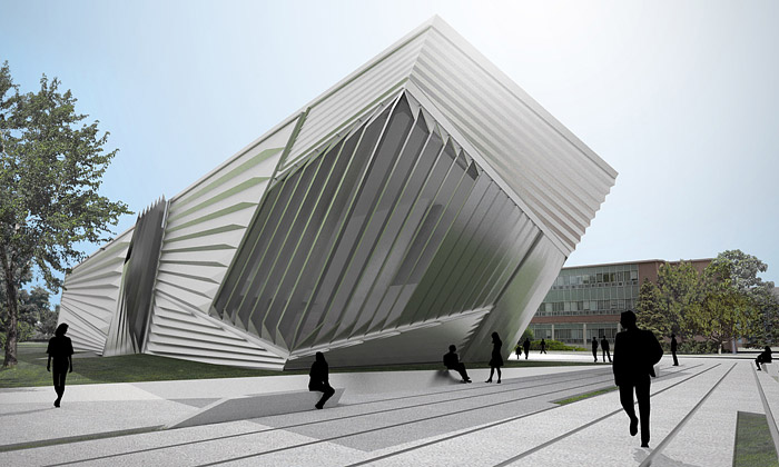 Zaha Hadid postaví Broad Art Museum v Michiganu