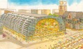 Tržnice a bytový komplex Market Hall v Rotterdamu od MVRDV