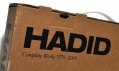 Přepravní box na knihu HADID s podtitulem Complete Works 1979 - 2009