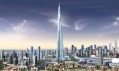 Mrakodrap Burj Dubai na vizualizacích interiéru a exteriéru