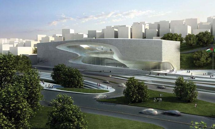 Zaha Hadid navrhla dům kultury pro Jordánsko