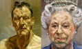 Ukázky z obrazů podepsaných jménem Lucian Freud