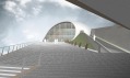 Oscar Niemeyer a jeho auditorium na vizualizaci