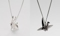 Ukázka z nabídky šperků Origami Jewellery od Claire & Arnaud