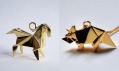 Ukázka z nabídky šperků Origami Jewellery od Claire & Arnaud