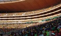 Staronový stadion Soccer City v Johannesburgu v Jihoafrické republice