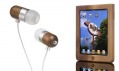 Dřevěná sluchátka E1 a obal na iPad ze dřeva od značky Vers