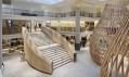 Interiér obchodu Hermès Rive Gauche v hotelu Lutetia od RDAI