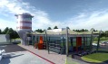 Plánovaná podoba nového Letiště Vodochody