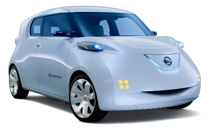 Nissan Townpod je malý futuristický elektromobil