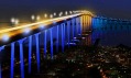 Vítězný návrh na osvětlení mostu San Diego-Coronado Bay