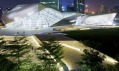 Čerstvě dokončená budova Guangzhou Opera House neboli Kantonský operní dům