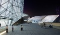 Čerstvě dokončená budova Guangzhou Opera House neboli Kantonský operní dům